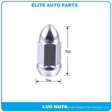 Bullet Chrome Conical Bulge Wheel Nuts for Car